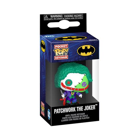 DC Comics Patchwork The Joker Funko Pocket Pop! Key Chain