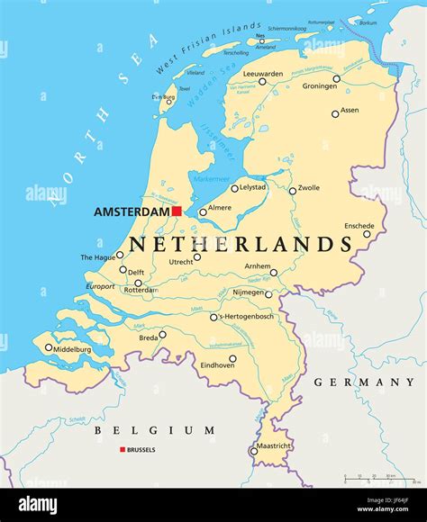 Map Of Rotterdam Netherlands