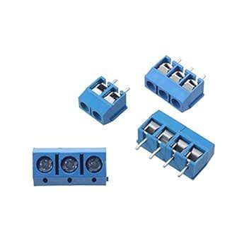WellieSTR 300pcs 5.08mm Pitch KF301-2P 3P 4P Pin PCB Mount Screw ...
