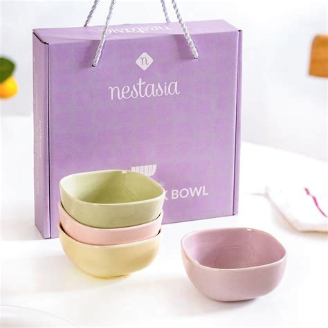 Premium Soup Bowl Set - Buy Ceramic Soup Bowl Online | Nestasia