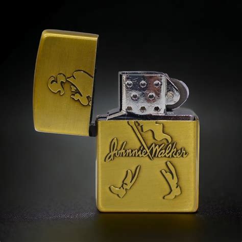 Johnny Walker Golden Butane Gas Lighter - Premium Design & Superior Fl ...