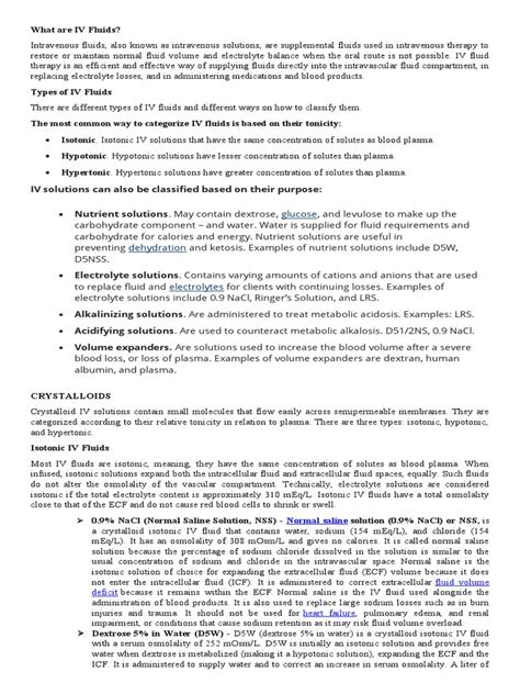 Image result for IV Fluids for Beginners