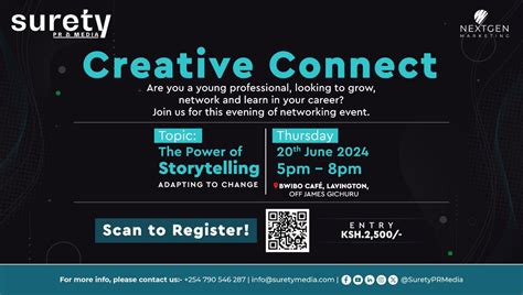 CREATIVE CONNECT: THE POWER OF STORYTELLING, Bwibo Restaurant, Nairobi ...