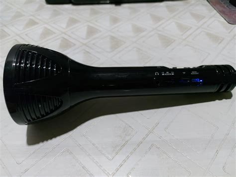 Qualimate Wireless Microphone HiFi Speaker Bluetooth Mic with Speaker ...