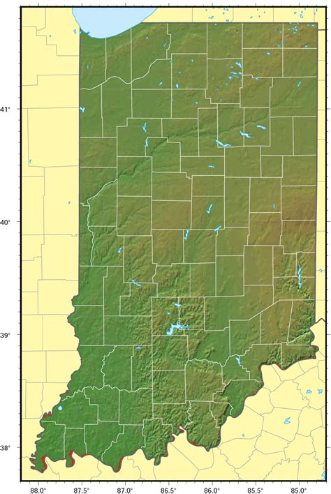 Indiana Topographic Maps at Liza Tubbs blog