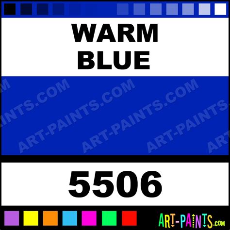 Warm Blue School Acrylic Paints - 5506 - Warm Blue Paint, Warm Blue ...