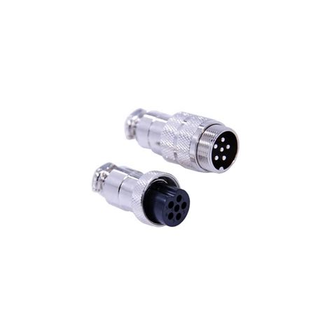 Buy Elecbee GX20 6 Pin Male Female Connector Straight Male Female ...