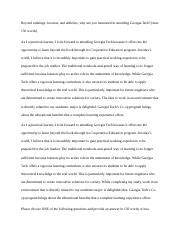 Georgia Tech Essay Examples 的图像结果