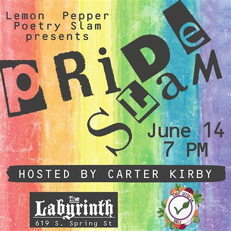 Lemon Pepper Poetry Slam presents the Pride Slam, The Labyrinth LR ...
