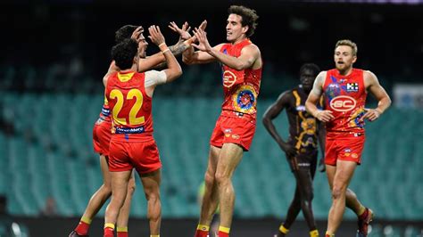AFL Round 11 Gold Coast Suns storm to rare win over Hawthorn Hawks - ESPN