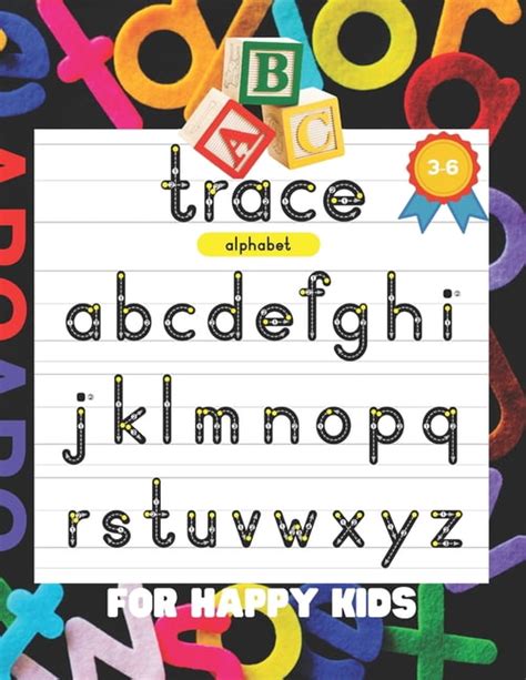Buy ABC Trace : ALPHABET FOR HAPPY KIDS 3-6: 175 pages, ABC Tracing ...