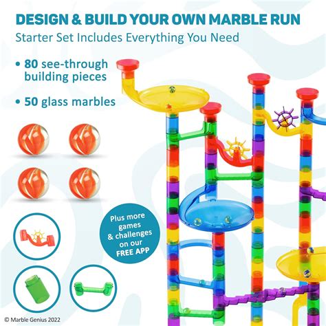 Buy Marble Genius Marble Run - Maze Track or Race Game for Adults ...
