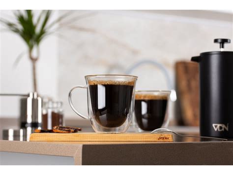 6x VDN Dubbelwandig Glas met Oor | 250 ml Aanbieding - iBOOD