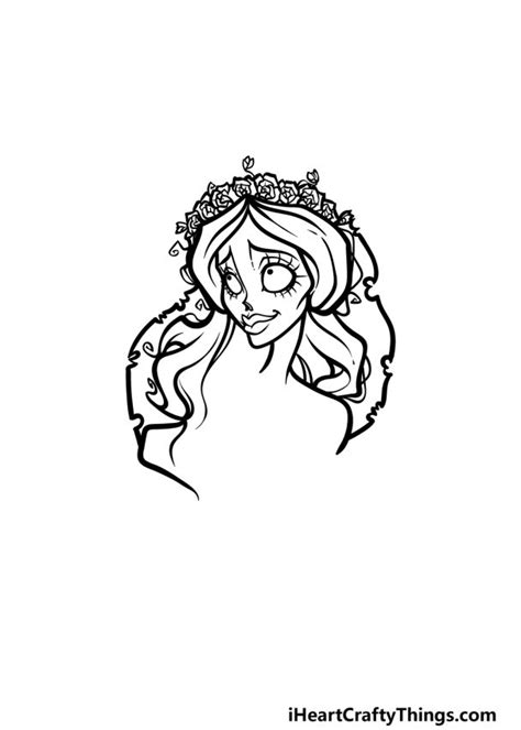 Image result for How to Draw Corpse Bride Easy Steps
