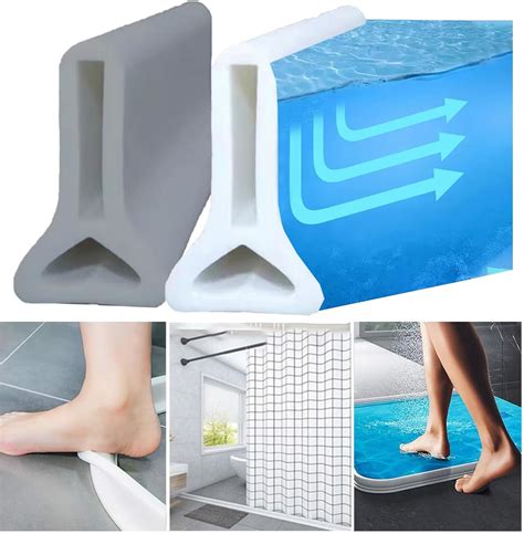 1m Wet Room Floor Barrier,Shower Tray Sealing Strip,Shower Water ...
