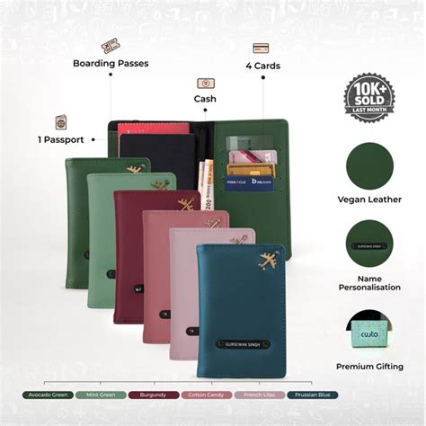 Personalised Passport Covers – Pack of 6 | Custo