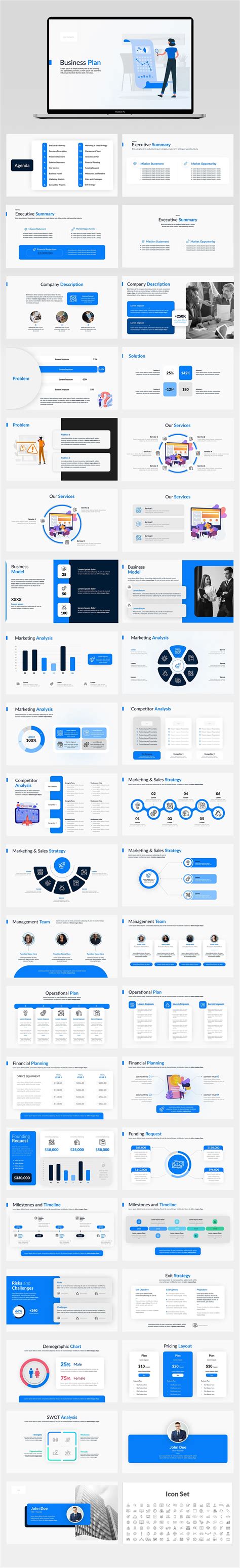 Business Plan Presentation Example 的图像结果