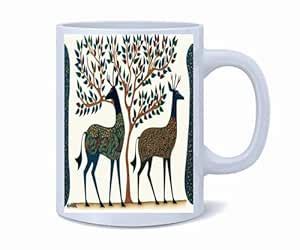 Buy Shriram Printing Coffee/Tea/Mill Traditional 3 Mug for All 325ml ...