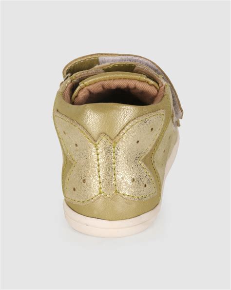 Buy Unisex Glitter First Walker Shoes Velcro Opening - Gold Online at ...
