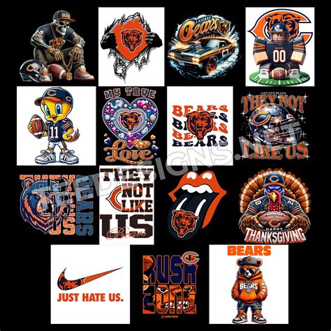 40 Chicago Bears Designs PNG – Tee Designs