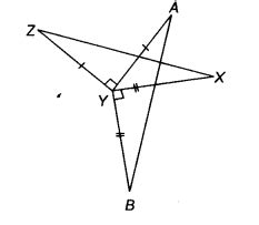 Given figure, AY⊥ ZY and BY ⊥ XY, such that AY = ZY and BY = XY. Prove ...