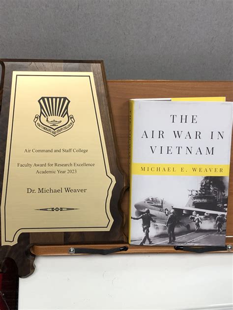 Michael Weaver on LinkedIn: "The Air War in Vietnam" won the ACSC Faculty Research Award for 2023.