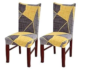 House of Quirk Elastic Chair Cover Stretch Removable Washable Short ...