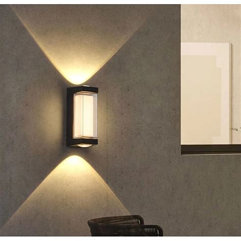 10W 1000LM Wall Light Outdoor Indoor LED IP65 Waterproof Modern ...