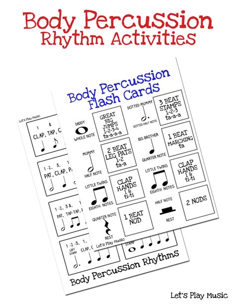 Image result for Body Percussion Rhythms