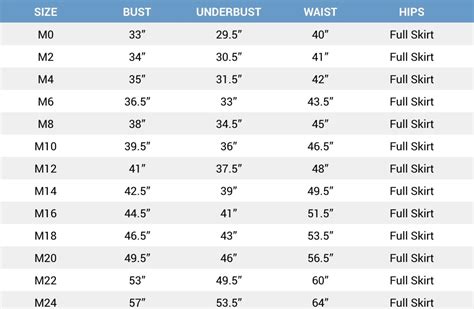 Maternity Size Chart – Kennedy Blue