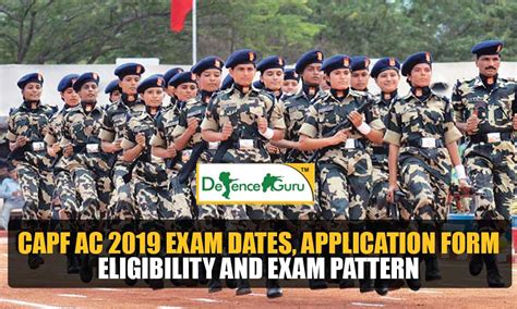 CAPF AC 2019 Application Form, Eligibility and Exam Pattern
