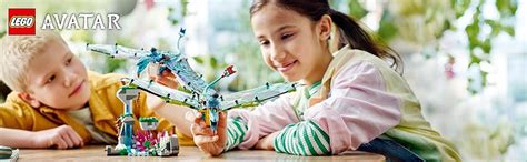 LEGO Avatar Jake & Neytiri’s First Banshee Flight 75572 Building Toy ...