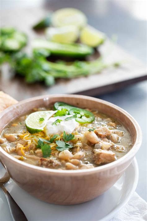 Slow Cooker White Turkey Chili Recipe - Taste and Tell