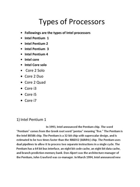 Image result for Different Types of Processors