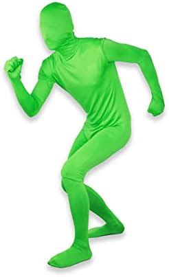 BLACKPIXEL Chromakey Green Full Body Stretch and Comfort Fabric VFX ...