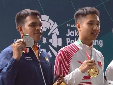 Asian Games 2018: Shooter Deepak Kumar strikes silver in 10m Air Rifle ...