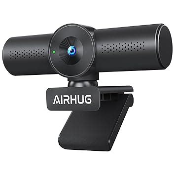 AIRHUG 2K Webcam with Microphones, USB Web Cam for Computer and Laptop ...