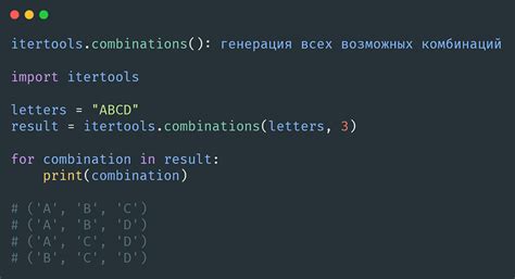 Image result for Itertools Combinations Python