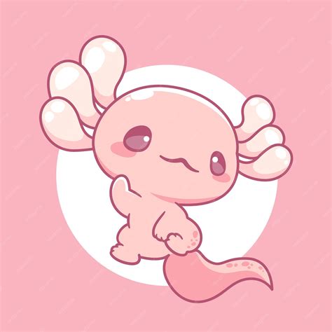 Cute Axolotl Drawing