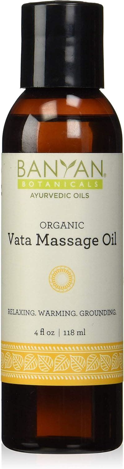Buy Banyan Botanicals Vata Massage Oil – Organic Massage Oil with ...