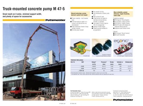 M36-4 - Putzmeister - PDF Catalogs | Technical Documentation | Brochure