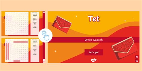 Tet Interactive Word Search | Vocabulary | Celebration