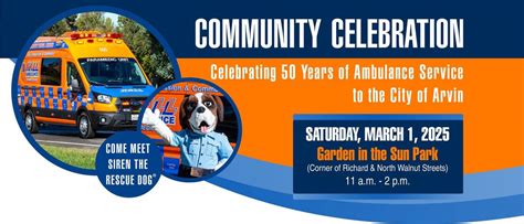 Arvin Community Celebration - 50 Years of Hall Ambulance, Garden in the ...