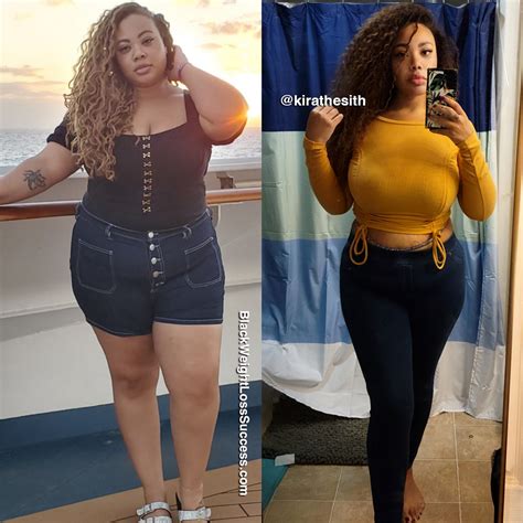 Kira lost 160 pounds - Black Weight Loss Success