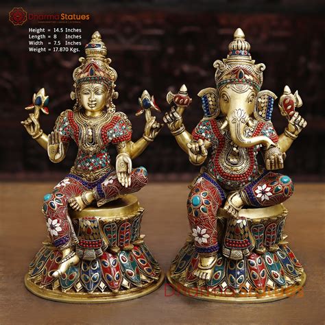 Shop Brass Ganesh Lakshmi Idol | 15%OFF | Best Price | Order Now ...