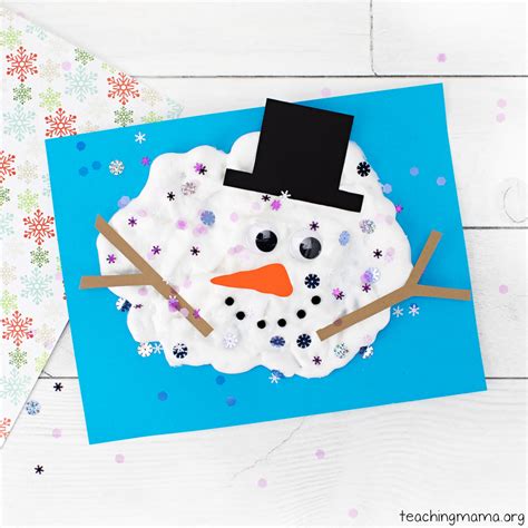 Melting Snowman Craft Melting Snowman Craft