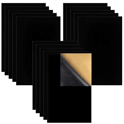 Thyores 15PCS Stick Black Felt, Self Adhesive Felt India | Ubuy