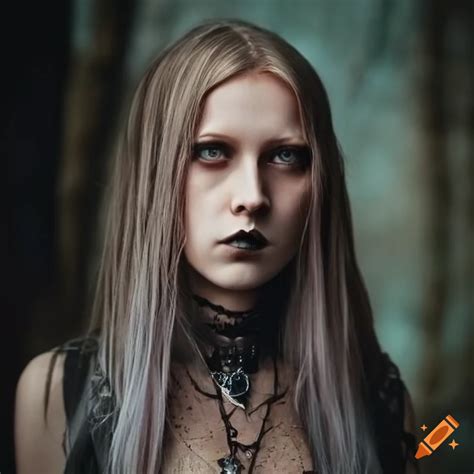 Portrait of a gothic woman from medieval times on Craiyon