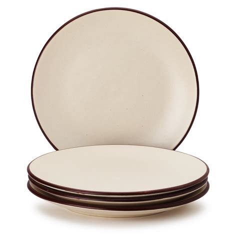 Buy Bodhi House Handcrafted Stoneware Ceramic Quarter Plates, Side ...