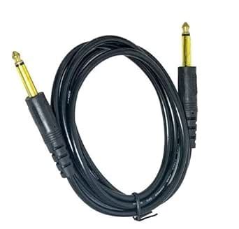 KE Krown P38 Male Mono to P38 Male Mono 6.3 mm Jack Cable for Guitar ...